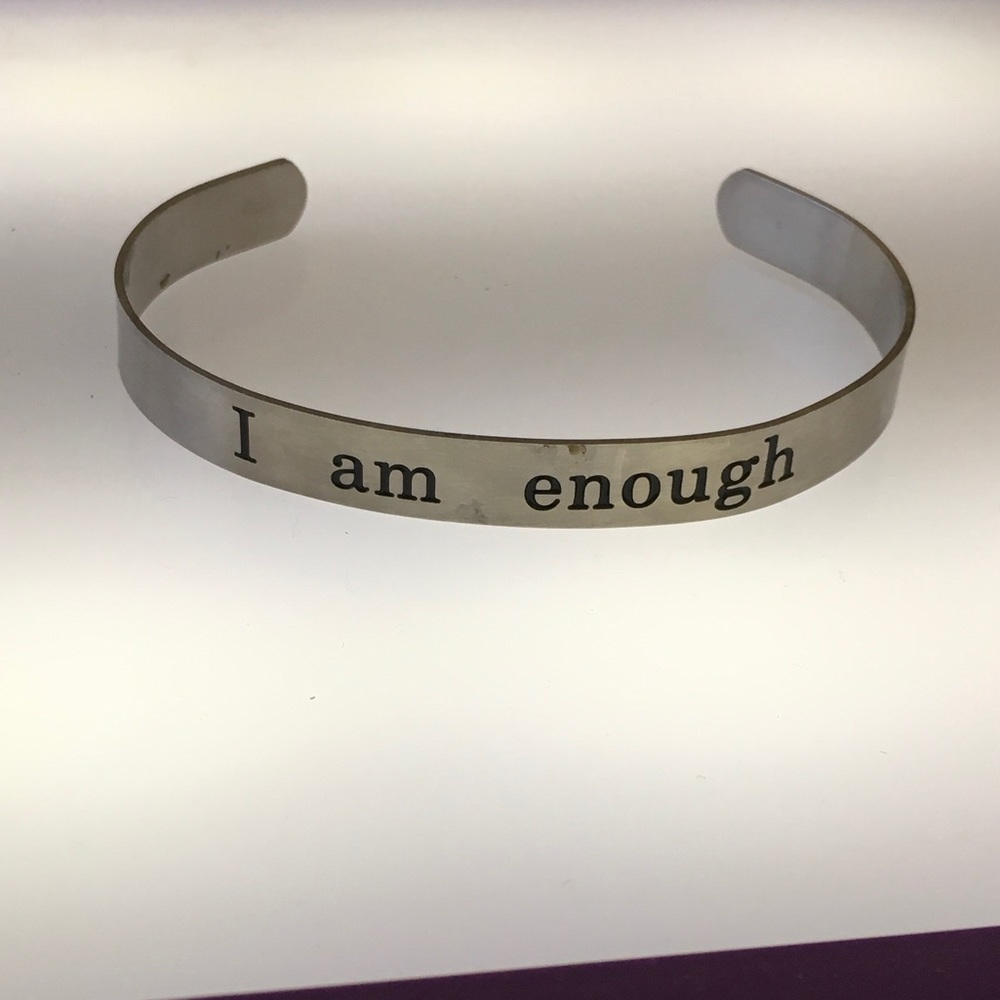Cuff bracelet “I am enough”